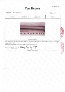 Πιστοποιητικό για το A453 660B 3