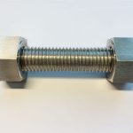 βίδες κορδονιών β / β 2 βαρύ εξάγωνο μπουλόνι